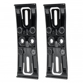 Amio - ΒΑΣΕΙΣ ΣΤΗΡΙΞΗΣ ΠΙΝΑΚΙΔΑΣ ΣΕ ΜΑΥΡΟ ΧΡΩΜΑ - 2 Τεμ. (03181/AM) Πινακίδες και Σήμανση americat.gr