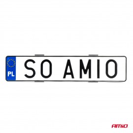 Amio - ΒΑΣΕΙΣ ΣΤΗΡΙΞΗΣ ΠΙΝΑΚΙΔΑΣ ΣΕ ΜΑΥΡΟ ΧΡΩΜΑ - 2 Τεμ. (03181/AM) Πινακίδες και Σήμανση americat.gr