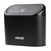 Amio - ΚΑΔΟΣ ΑΠΟΡΡΙΜΜΑΤΩΝ ΑΥΤΟΚΙΝΗΤΟΥ ΜΕ ΚΑΠΑΚΙ PUSH-BUTTON ΜΑΥΡΟ 155x65x140mm - 1 TEM. (03235/AM) Διάφορα Αξεσουάρ americat.gr