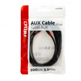 Amio - ΚΑΛΩΔΙΟ ΣΥΝΔΕΣΗΣ AUX MINI JACK>JACK 3,5mm 250cm - 1 TEM. (03270/AM) Καλώδια americat.gr
