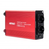 Amio - INVERTER 12>230V 1000W>2000W 3x230V socket PI05 - 1 TEM. (03283/AM) Ανορθωτές και Αντάπτορες americat.gr