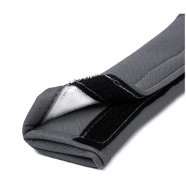 Amio - ΜΑΞΙΛΑΡΑΚΙΑ ΖΩΝΗΣ ΣΕ ΓΚΡΙ ΣΚΟΥΡΟ ΧΡΩΜΑ ΜΕ VELCRO 22x6cm - 2 ΤΕΜ. (03290/AM) Μαξιλαράκια Ζώνης Ασφαλείας americat.gr