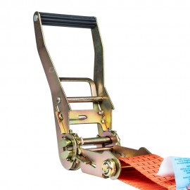 Amio - ΙΜΑΝΤΑΣ ΔΕΣΙΜΑΤΟΣ ΜΕ ΚΑΣΤΑΝΙΑ ΚΑΙ ΜΕΤΑΛΛΙΚΟΥΣ ΓΑΝΤΖΟΥΣ 6m/50mm 5000kg ΚΟΚΚΙΝΟ - 1 τεμ. (03298/AM) Ιμάντες Πρόσδεσης americat.gr