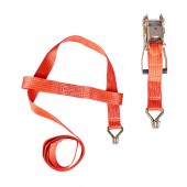 Amio - ΙΜΑΝΤΑΣ ΔΕΣΙΜΑΤΟΣ ΜΕ ΚΑΣΤΑΝΙΑ ΚΑΙ ΓΑΝΤΖΟΥΣ ΓΙΑ ΤΡΕΪΛΕΡ 5 x 3m 5000kg ΚΟΚΚΙΝΟ - 1 τεμ. (03317/AM) Ιμάντες Πρόσδεσης americat.gr