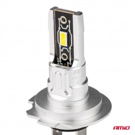 Amio - ΛΑΜΠΕΣ LED H7 H-SERIES 12>24V 50W 6500K 2225lm +200% CSP LED - 2 TEM. (03332/AM) Λάμπες americat.gr