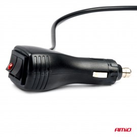 Amio - ΦΑΡΟΣ/ΜΠΑΡΑ MINI 12/24V 48SMD LED ΠΟΡΤΟΚΑΛΙ ΜΕ ΦΙΣ ΑΝΑΠΤΗΡΑ & ΜΑΓΝΗΤΙΚΗ ΒΑΣΗ 328x186x50mm - 1 ΤΕΜ. (03336/AM) Φάροι LED americat.gr