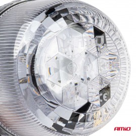 Amio - ΦΑΡΟΣ DIAMONT W25SB ΜΕ ΛΕΥΚΟ ΚΑΠΑΚΙ 12/24V 24xSMD LED ΠΟΡΤΟΚΑΛΙ ΒΙΔΩΤΟΣ 154x126mm - 1 ΤΕΜ. (03339/AM) Φάροι LED americat.gr