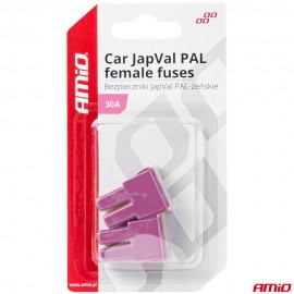 Amio - ΑΣΦΑΛΕΙΕΣ JapVal PAL ΘΗΛΥΚΕΣ 30A ΣΕ ΡΟΖ ΧΡΩΜΑ - 2 Τεμ. (03389/AM) Ασφάλειες americat.gr
