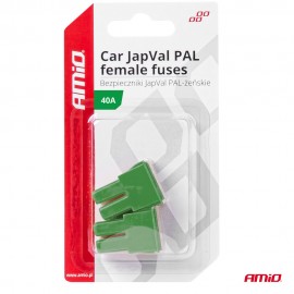 Amio - ΑΣΦΑΛΕΙΕΣ JapVal PAL ΘΗΛΥΚΕΣ 40A ΣΕ ΠΡΑΣΙΝΟ ΧΡΩΜΑ - 2 Τεμ. (03390/AM) Ασφάλειες americat.gr