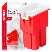 Amio - ΑΣΦΑΛΕΙΕΣ JapVal PAL ΘΗΛΥΚΕΣ 50A ΣΕ ΚΟΚΚΙΝΟ ΧΡΩΜΑ - 2 Τεμ. (03391/AM) Ασφάλειες americat.gr