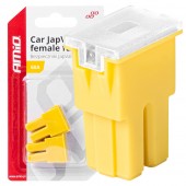 Amio - ΑΣΦΑΛΕΙΕΣ JapVal PAL ΘΗΛΥΚΕΣ 60A ΣΕ ΚΙΤΡΙΝΟ ΧΡΩΜΑ - 2 Τεμ. (03392/AM) Ασφάλειες americat.gr