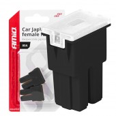 Amio - ΑΣΦΑΛΕΙΕΣ JapVal PAL ΘΗΛΥΚΕΣ 80A ΣΕ ΜΑΥΡΟ ΧΡΩΜΑ - 2 Τεμ. (03394/AM) Ασφάλειες americat.gr