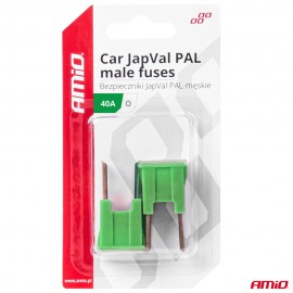 Amio - ΑΣΦΑΛΕΙΕΣ JapVal PAL O ΑΡΣΕΝΙΚΕΣ 40A ΣΕ ΠΡΑΣΙΝΟ ΧΡΩΜΑ - 2 Τεμ. (03398/AM) Ασφάλειες americat.gr