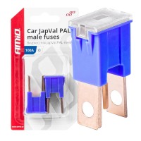 Amio - ΑΣΦΑΛΕΙΕΣ JapVal PAL O ΑΡΣΕΝΙΚΕΣ 100A ΣΕ ΜΠΛΕ ΧΡΩΜΑ - 2 Τεμ. (03403/AM) Ασφάλειες americat.gr