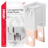 Amio - ΑΣΦΑΛΕΙΕΣ JapVal PAL O ΑΡΣΕΝΙΚΕΣ 120A ΣΕ ΓΚΡΙ ΧΡΩΜΑ - 2 Τεμ. (03404/AM) Ασφάλειες americat.gr