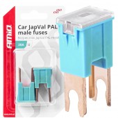 Amio - ΑΣΦΑΛΕΙΕΣ JapVal PAL U ΑΡΣΕΝΙΚΕΣ 20A ΣΕ ΓΑΛΑΖΙΟ ΧΡΩΜΑ - 2 Τεμ. (03405/AM) Ασφάλειες americat.gr
