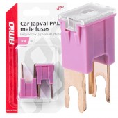 Amio - ΑΣΦΑΛΕΙΕΣ JapVal PAL U ΑΡΣΕΝΙΚΕΣ 30A ΣΕ ΡΟΖ ΧΡΩΜΑ - 2 Τεμ. (03406/AM) Ασφάλειες americat.gr