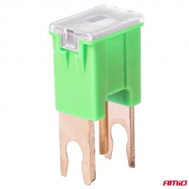 Amio - ΑΣΦΑΛΕΙΕΣ JapVal PAL U ΑΡΣΕΝΙΚΕΣ 40A ΣΕ ΠΡΑΣΙΝΟ ΧΡΩΜΑ - 2 Τεμ. (03407/AM) Ασφάλειες americat.gr