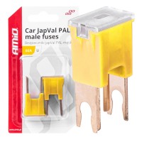 Amio - ΑΣΦΑΛΕΙΕΣ JapVal PAL U ΑΡΣΕΝΙΚΕΣ 60A ΣΕ ΚΙΤΡΙΝΟ ΧΡΩΜΑ - 2 Τεμ. (03409/AM) Ασφάλειες americat.gr