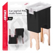 Amio - ΑΣΦΑΛΕΙΕΣ JapVal PAL U ΑΡΣΕΝΙΚΕΣ 80A ΣΕ ΜΑΥΡΟ ΧΡΩΜΑ - 2 Τεμ. (03410/AM) Ασφάλειες americat.gr
