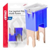 Amio - ΑΣΦΑΛΕΙΕΣ JapVal PAL U ΑΡΣΕΝΙΚΕΣ 100A ΣΕ ΜΠΛΕ ΧΡΩΜΑ - 2 Τεμ. (03411/AM) Ασφάλειες americat.gr