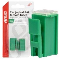 Amio - ΑΣΦΑΛΕΙΕΣ JapVal PAL ΘΗΛΥΚΕΣ 30A ΣΕ ΠΡΑΣΙΝΟ ΧΡΩΜΑ - 2 Τεμ. (03413/AM) Ασφάλειες americat.gr