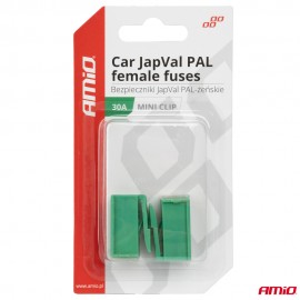 Amio - ΑΣΦΑΛΕΙΕΣ JapVal PAL ΘΗΛΥΚΕΣ 30A ΣΕ ΠΡΑΣΙΝΟ ΧΡΩΜΑ - 2 Τεμ. (03413/AM) Ασφάλειες americat.gr
