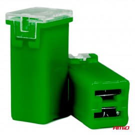 Amio - ΑΣΦΑΛΕΙΕΣ JapVal PAL ΜΙΝΙ 14mm ΘΗΛΥΚΕΣ 40A ΣΕ ΠΡΑΣΙΝΟ ΧΡΩΜΑ - 2 Τεμ. (03438/AM) Ασφάλειες americat.gr