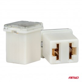 Amio - ΑΣΦΑΛΕΙΕΣ JapVal PAL ΜICRO 14mm ΘΗΛΥΚΕΣ 25A ΣΕ ΛΕΥΚΟ ΧΡΩΜΑ - 2 Τεμ. (03452/AM) Ασφάλειες americat.gr