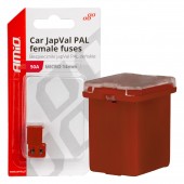 Amio - ΑΣΦΑΛΕΙΕΣ JapVal PAL ΜICRO 14mm ΘΗΛΥΚΕΣ 50A ΣΕ ΚΟΚΚΙΝΟ ΧΡΩΜΑ - 2 Τεμ. (03455/AM) Ασφάλειες americat.gr