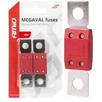 Amio - ΑΣΦΑΛΕΙΕΣ MEGAVAL 80A - 2 Τεμ. (03462/AM) Ασφάλειες americat.gr