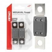 Amio - ΑΣΦΑΛΕΙΕΣ MEGAVAL 300A - 2 Τεμ. (03470/AM) Ασφάλειες americat.gr