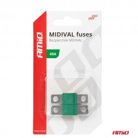 Amio - ΑΣΦΑΛΕΙΕΣ MIDIVAL 40A - 2 Τεμ. (03474/AM) Ασφάλειες americat.gr