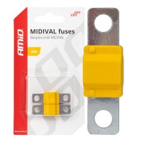 Amio - ΑΣΦΑΛΕΙΕΣ MIDIVAL 60A - 2 Τεμ. (03476/AM) Ασφάλειες americat.gr