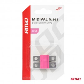 Amio - ΑΣΦΑΛΕΙΕΣ MIDIVAL 125A - 2 Τεμ. (03480/AM) Ασφάλειες americat.gr