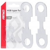 Amio - ΑΣΦΑΛΕΙΕΣ FLAT 42mm 50A - 2 Τεμ. (03499/AM) Ασφάλειες americat.gr