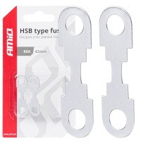 Amio - ΑΣΦΑΛΕΙΕΣ FLAT 42mm 80A - 2 Τεμ. (03501/AM) Ασφάλειες americat.gr