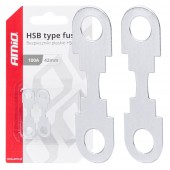 Amio - ΑΣΦΑΛΕΙΕΣ FLAT 42mm 100A - 2 Τεμ. (03502/AM) Ασφάλειες americat.gr