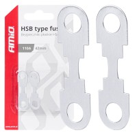 Amio - ΑΣΦΑΛΕΙΕΣ FLAT 42mm 110A - 2 Τεμ. (03503/AM) Ασφάλειες americat.gr