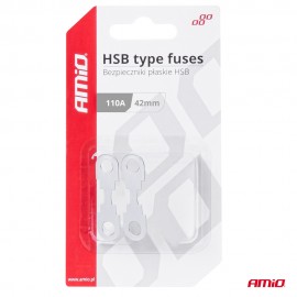 Amio - ΑΣΦΑΛΕΙΕΣ FLAT 42mm 110A - 2 Τεμ. (03503/AM) Ασφάλειες americat.gr