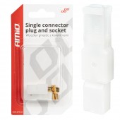 Amio - ΦΙΣΑ ΣΥΝΔΕΣΗΣ ΚΑΛΩΔΙΩΝ ΜΙΑΣ ΥΠΟΔΟΧΗΣ ΜΕ ΠΛΑΣΤΙΚΟ ΚΟΥΜΠΩΜΑ - 1 σετ. (03511/AM) Ειδη Συνεργείου americat.gr