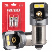 Amio - ΛΑΜΠΑΚΙΑ T4W BA9s 12/24V 6.000K 4xSMD LED CAN-BUS ΛΕΥΚΟ 2016 PRO SERIES - 2 Τεμ. (03579/AM) Με Κάλυκα americat.gr
