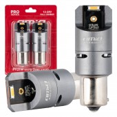 Amio - ΛΑΜΠΑΚΙΑ PY21W BAU15s 12/24V 6.000K 2xSMD LED FULL CAN-BUS(ΜΕ ΑΝΕΜΙΣΤΗΡΑΚΙ) ΠΟΡΤΟΚΑΛΙ PRO SERIES - 2 Τεμ. (03604/AM) Με Κάλυκα americat.gr