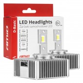 Amio - ΛΑΜΠΕΣ D5S 12V 6.000K 6800lm 70W CAN-BUS LED D-BASIC SERIES - 2 Τεμ. (03630/AM) Λάμπες americat.gr