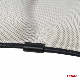 Amio - ΜΑΞΙΛΑΡΙ ΚΑΘΙΣΜΑΤΟΣ ΑΠΟ GEL ΚΑΙ ΔΙΑΠΝΕΟΝ ΥΦΑΣΜΑ 40x35cm ΓΚΡΙ ΧΡΩΜΑ - 1 Τεμ. (03652/AM) Μαξιλαράκια Μέσης americat.gr