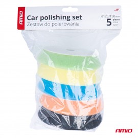 Amio - ΣΦΟΥΓΓΑΡΙΑ ΓΥΑΛΙΣΜΑΤΟΣ 125/150mm ΓΙΑ ΔΡΑΠΑΝΟ - 5 Τεμ. (03709/AM) Σετ Βούρτσες americat.gr