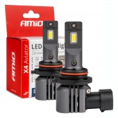Amio - ΛΑΜΠΕΣ HB4 12V 44W 6.500K 3.936lm LED X4 SERIES AVIATOR PLUG & PLAY 2ΤΕΜ. (03767/AM) Λάμπες americat.gr