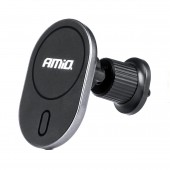 Amio - ΒΑΣΗ ΣΤΗΡΙΞΗΣ ΚΙΝΗΤΟΥ ΓΙΑ ΑΕΡΑΓΩΓΟ ΜΑΓΝΗΤΙΚΗ ΜΕ ΑΣΥΡΜΑΤΗ ΦΟΡΤΙΣΗ QUICK CHARGE 2A MAX15W MY MAG - 1 Τεμ. (03769/AM) Βάσεις Θήκες Κινητού americat.gr