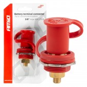 Amio - ΠΟΛΟΣ ΜΠΑΤΑΡΙΑΣ ΘΕΤΙΚΟΣ 3/8'' M10 max.48V 250A ΣΕ ΚΟΚΚΙΝΟ ΧΡΩΜΑ ΜΕ ΚΑΠΑΚΙ - 1 Τεμ. (03814/AM) Αξεσουάρ Μπαταρίας americat.gr