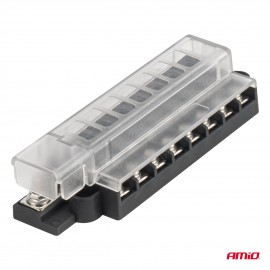 Amio - ΑΣΦΑΛΕΙΟΘΗΚΗ ΛΕΠΙΔΑΣ 8 ΠΟΛΟΙ - 1 Τεμ. (03837/AM) Βάσεις Ασφαλειών americat.gr